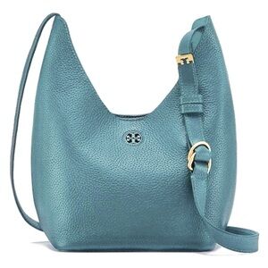 Tory Burch Oceano/True Turquoise Leather Small Perry Cross Body Bag $325
